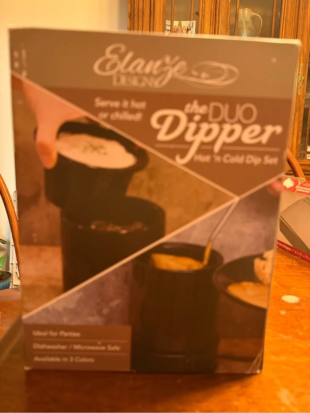 Elanze Designs The Duo Dipper Melt & Dip Set in Black